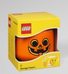 LEGO Iconic Storage Head Large, Pumpkin