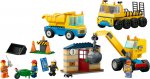 LEGO® City 60391 Byggfordon och kran med rivningskula