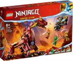 LEGO® NINJAGO 71793 Heatwaves omvandlingsbara lavadrake