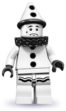 LEGO® Minifigur 71001 Ledsen clown