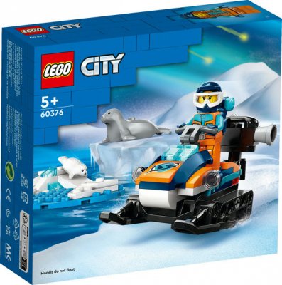 LEGO® City 60376 Polarutforskare och snöskoter
