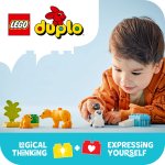 LEGO® DUPLO® 10442 Vilda djurfamiljer: Pingviner och lejon