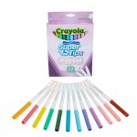 Crayola Supertips Pastel Washable Markers,