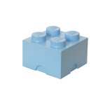 LEGO Förvaringslåda 4 Knoppar, light royal blue