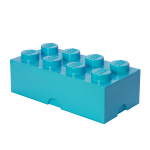 LEGO Förvaringslåda 8 Knoppar, Medium Azur