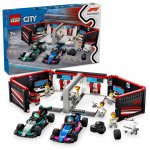 LEGO® City 60444 F1® garage & Mercedes-AMG & Alpine bilar