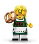 Lego Minifigur serie 11 Kringelflicka