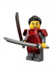 LEGO Minifigur serie 13 Kvinnlig Samurai