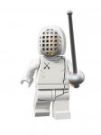 LEGO Minifigur serie 13 Kvinnlig Fäktare