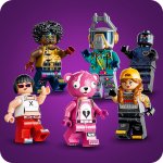 Kreativiteten flödar fritt i Rave Cave. Låt barn och spelare skapa en ikonisk spelplats med detta LEGO® Fortnite® byggset.