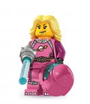 Lego Minifigurer serie 6 Kvinnlig Rymdkrigare
