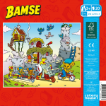 Kärnan Pussel Bamse Cyklar