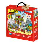 Kärnan Pussel Bamse Cyklar