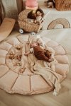Babynest PLAY & GO, Organic Bloom Playmat Stripes Brown