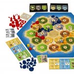 Catan Städer & riddare brädspelsplanen