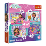 Trefl Pussel Gabbys Dollhouse 4i1