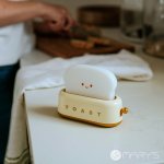 Mary's LED Night Lamp Toaster Yellow