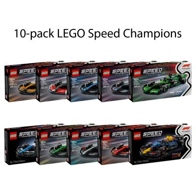 LEGO® Speed Champions 10-pack, hela samlingen