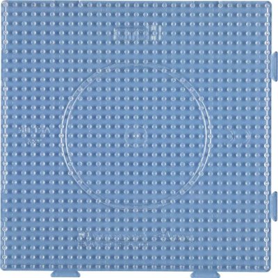 Hama Midi Pärlplatta stor kvadrat, transparent