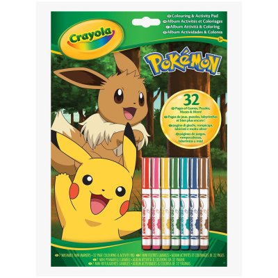 Crayola Coloring & Activity Album, Pokemon