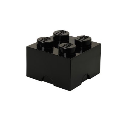 LEGO Förvaringslåda 4 Knoppar, black