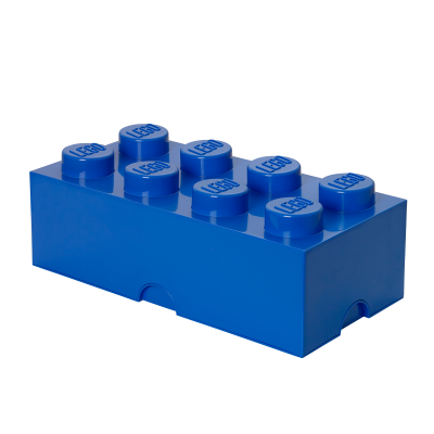 LEGO Förvaringslåda 8 Knoppar, Bright Blue