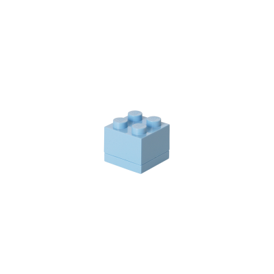 LEGO Förvaringsask MINI, ljusblå