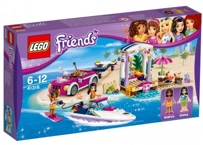 LEGO® Friends 41316 Andreas transportbil för racerbåtar