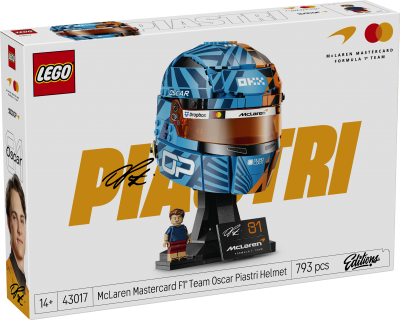 LEGO® Editions 43017 McLaren Mastercard F1® Team Oscar Piastri hjälm