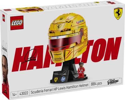 LEGO® Editions 43022 Scuderia Ferrari HP Lewis Hamilton hjälm