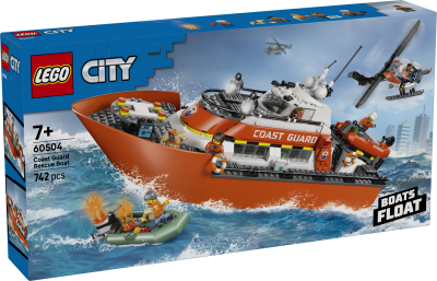 LEGO® City 60504 Kustbevakningens räddningsbåt och helikopter