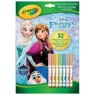 Crayola Coloring & Activity Pad with Markers, Frozen