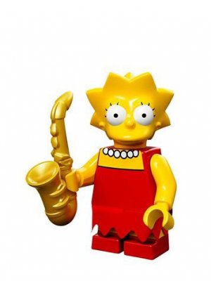 LEGO Minifigur Lisa Simpson