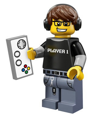 LEGO Minifigur 71007 Videogame Guy