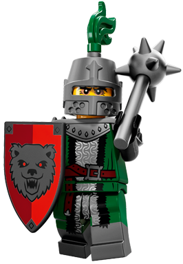 LEGO Minifigur 71011 serie 15 Grim Knight