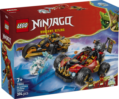 LEGO® NINJAGO 71864 Kais och Coles kombinationsfordon