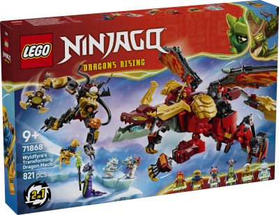 LEGO® NINJAGO 71868 Wyldfyres omvandlingsbara robotdrake