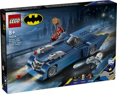 LEGO® Super Heroes 76274 Batman™ med Batmobile™ mot Harley Quinn™ och Mr. Freeze™