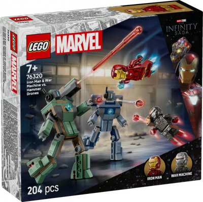 LEGO® Super Heroes 76320 Iron Man & War Machine mot Hammer Drones
