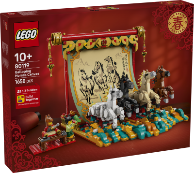 LEGO® 80119 Kanvas med galopperande hästar