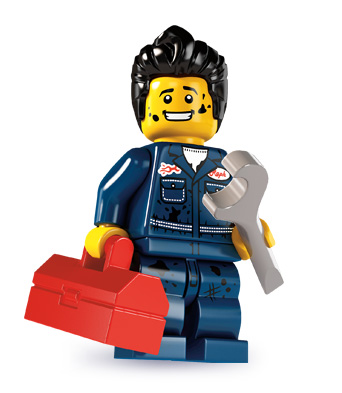 Lego Minifigurer serie 6 Mekaniker
