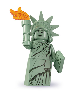 Lego Minifigurer serie 6 Frihetsgudinnan