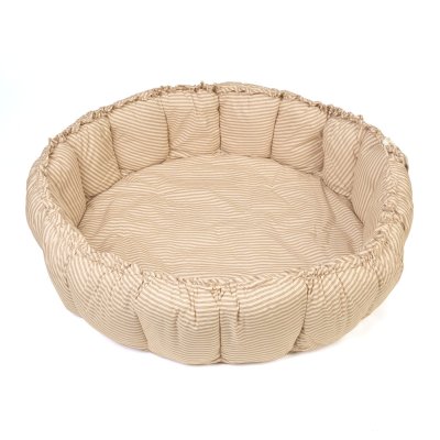 Babynest PLAY & GO, Organic Bloom Playmat Stripes Brown