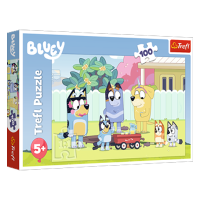 Trefl Pussel Bluey, 100 bitar