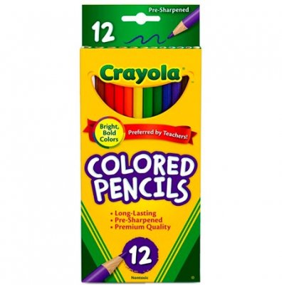 Crayola Coloured Pencils, 12-pack