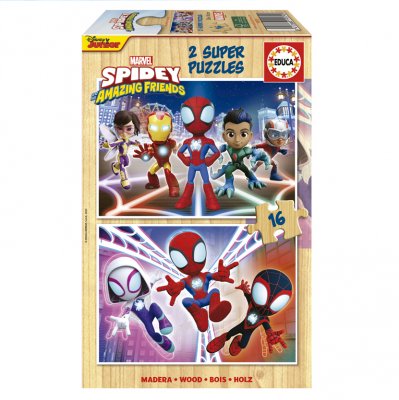 Educa Pussel 19579 Spidey & Amazing Friends träpussel