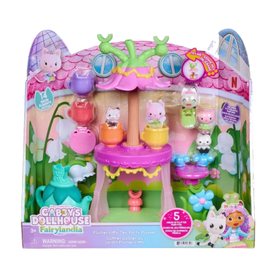 Gabby's Dollhouse Flutterriffic Tea Party Playset