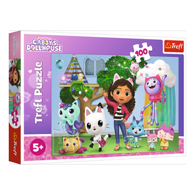 Trefl Pussel Gabbys Dollhouse, 100 bitar