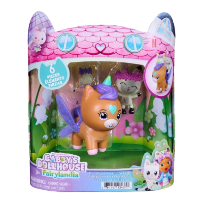 Gabby's Dollhouse Fairyflight Adventure Pack Pandy Paws & Kico