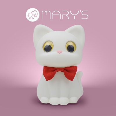 Mary's LED RGB Night Lamp Cute Kitten